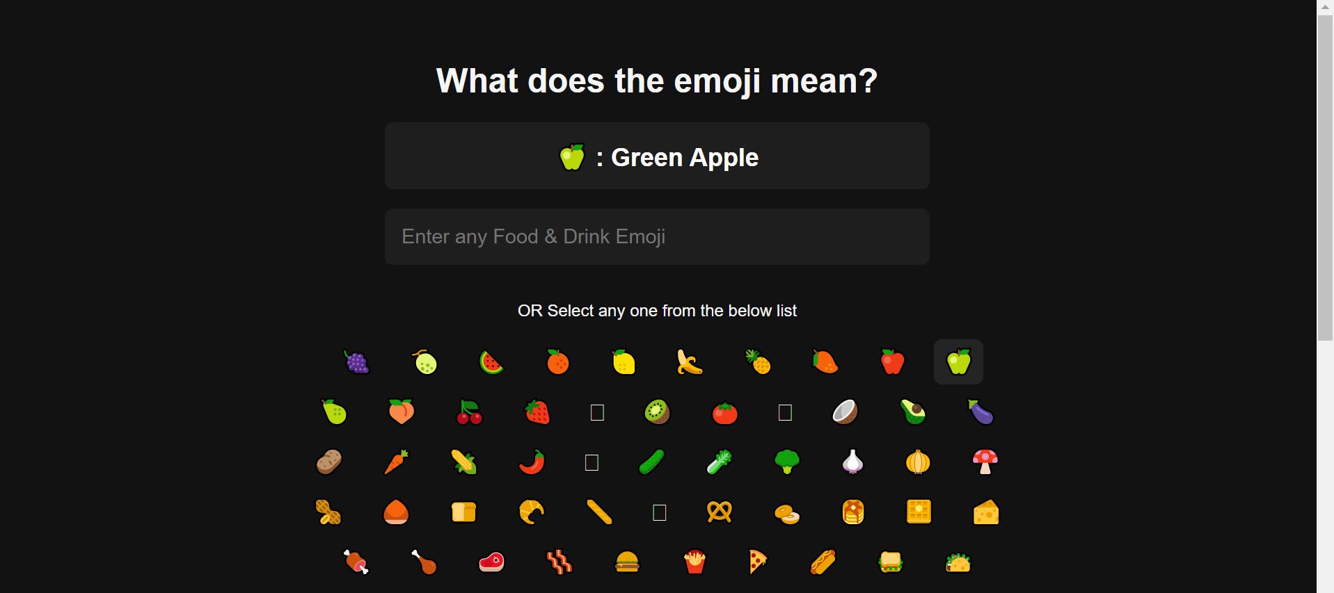 Emoji Interpretor