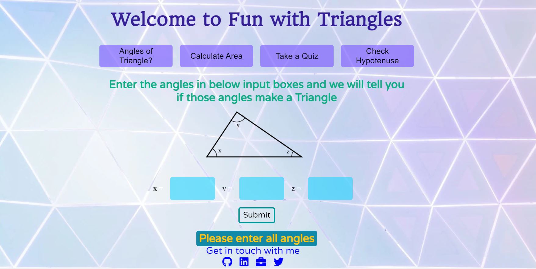 Fun With Triangles